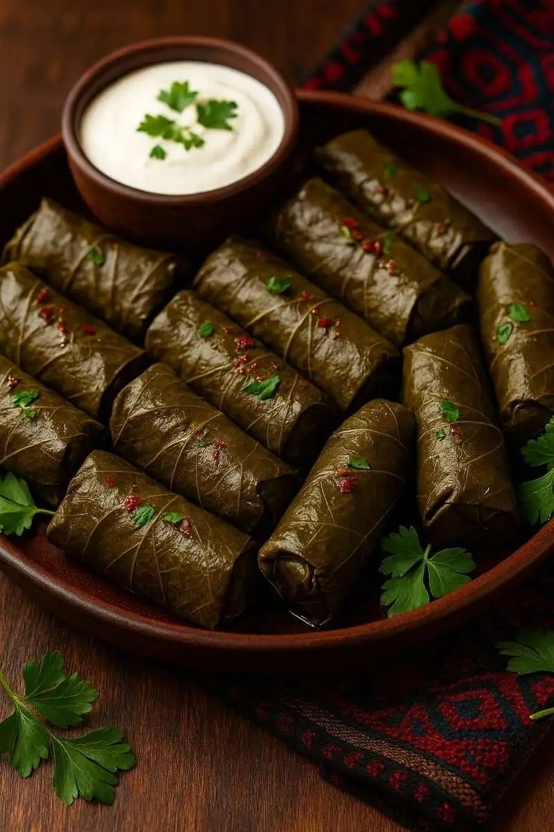 Долма 15 шт. + соус мацони