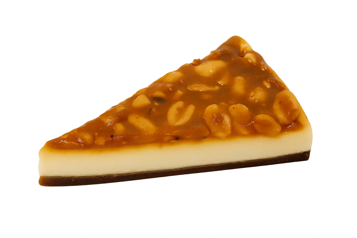 Чизкейк карамельный с арахисом
