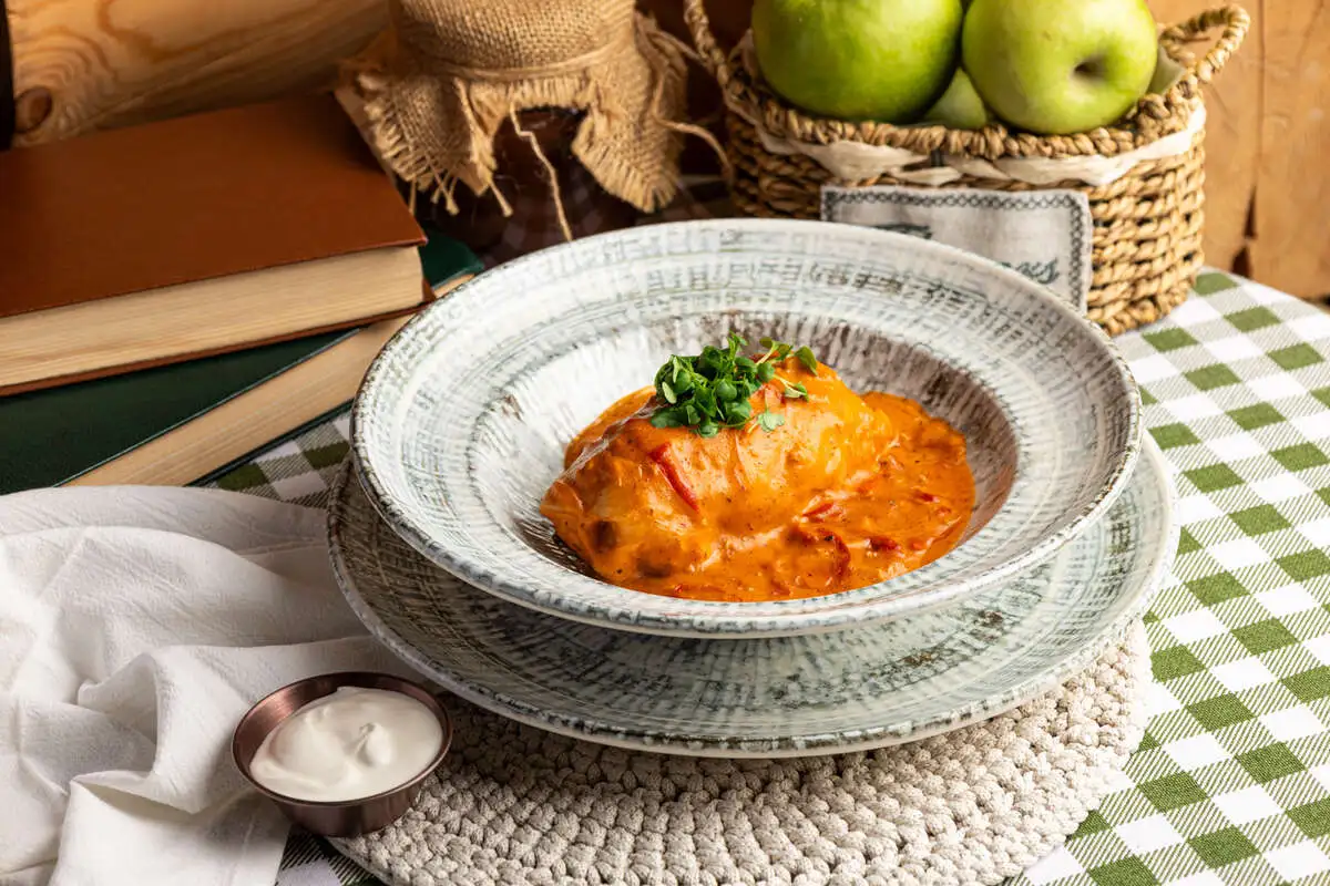 Голубцы со сметаной 