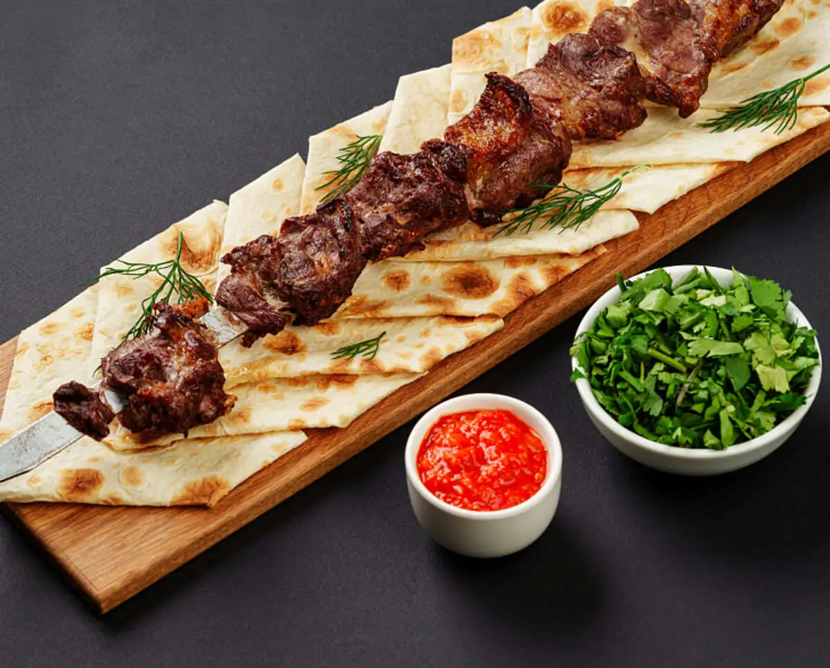 Шашлык из мякоти баранины