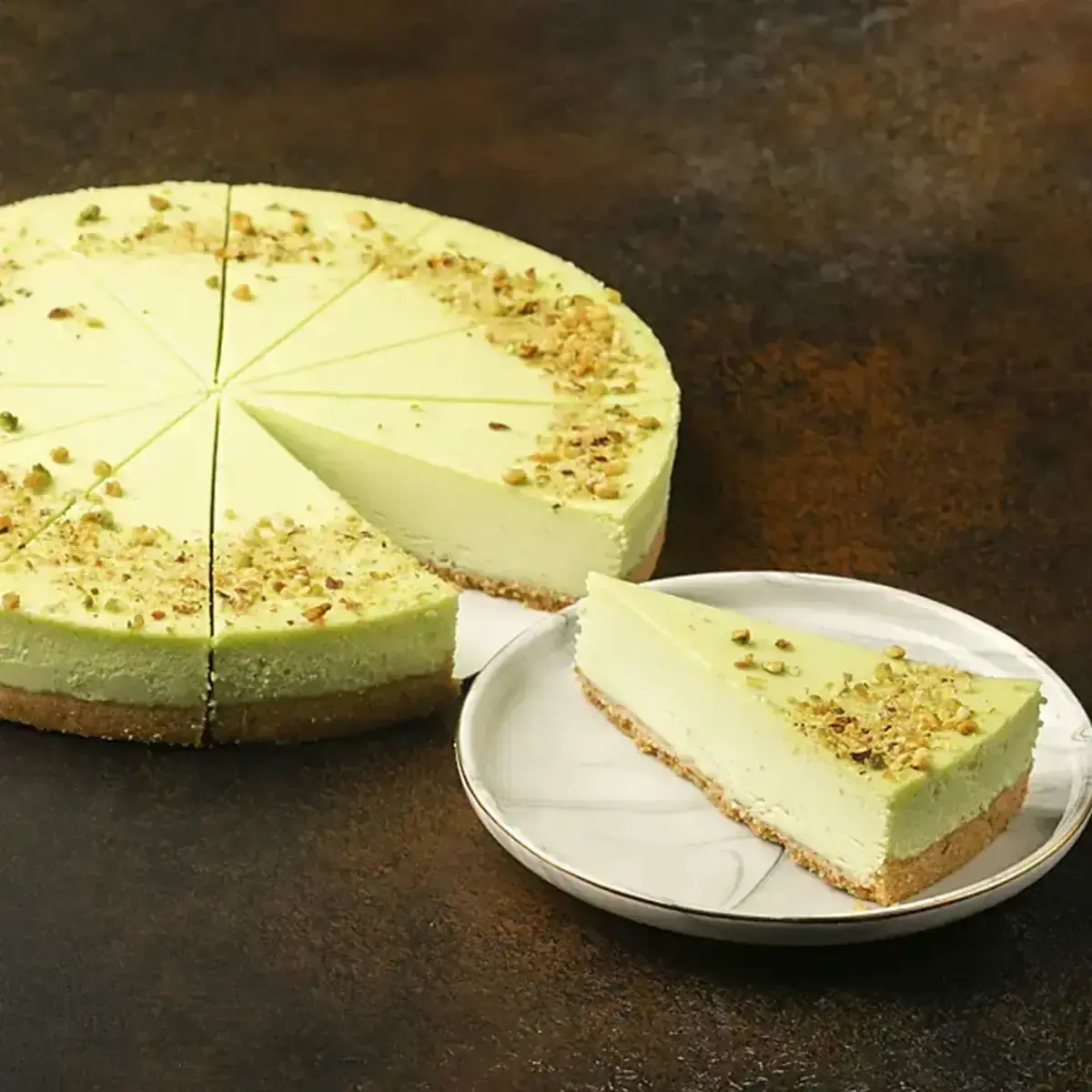 Чизкейк фисташковый