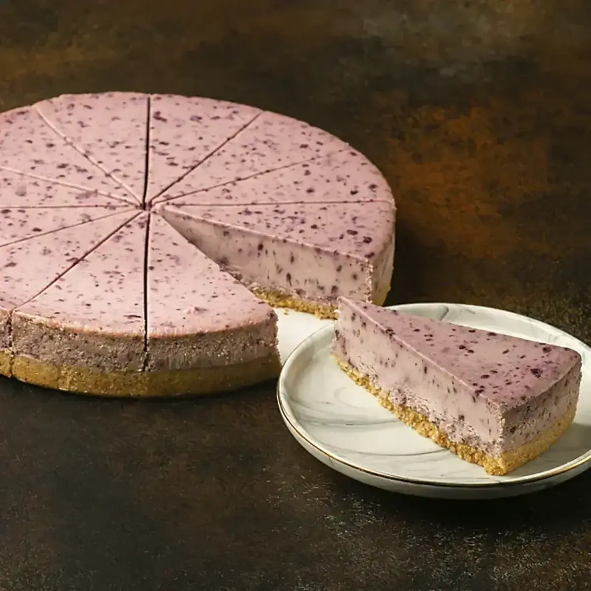 Чизкейк черничный