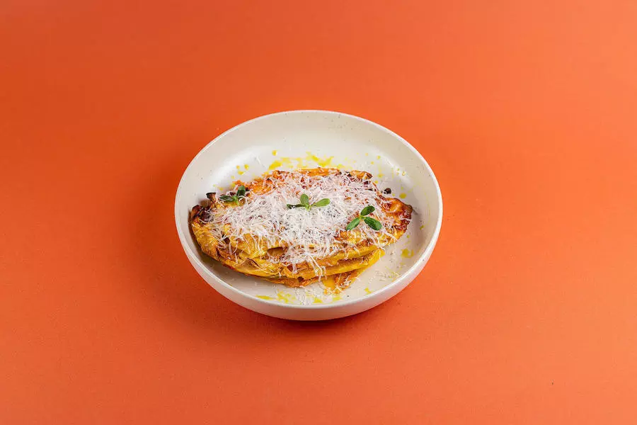 Лазанья с семгой