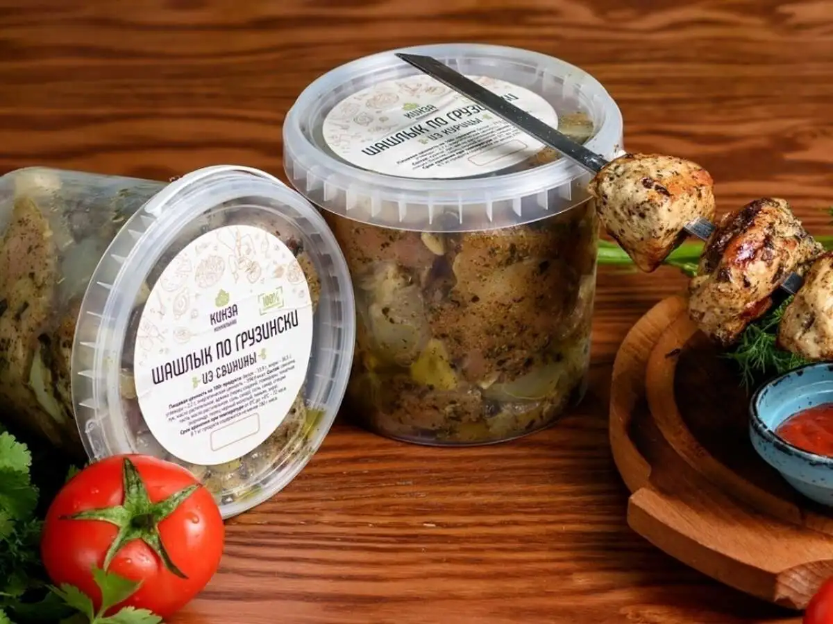 Охлажденный шашлык из курицы 