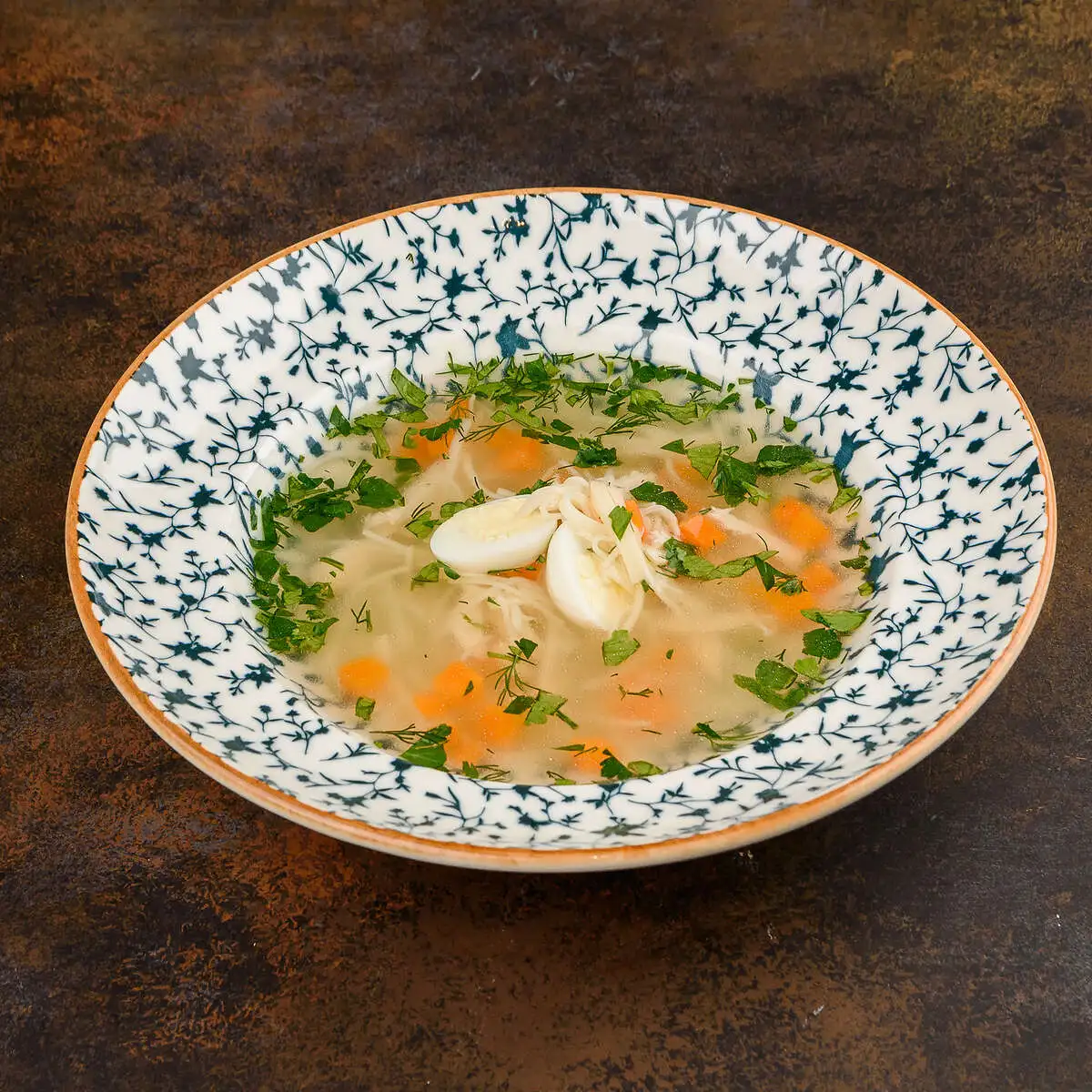 Суп-лапша с курицей 