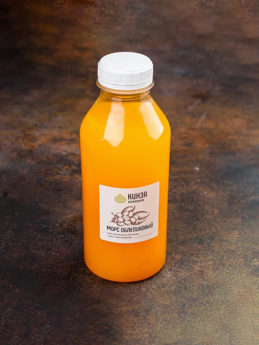 Морс домашний облепиховый 0,5 л.