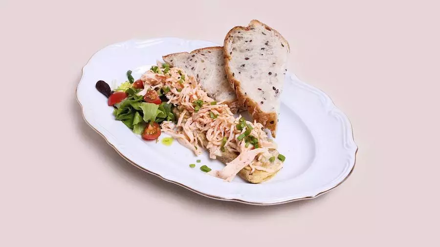 Омлетс крабом