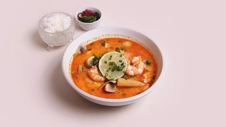 Том ям с креветками