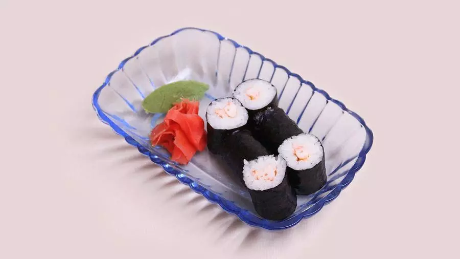 Хосомаки с креветками