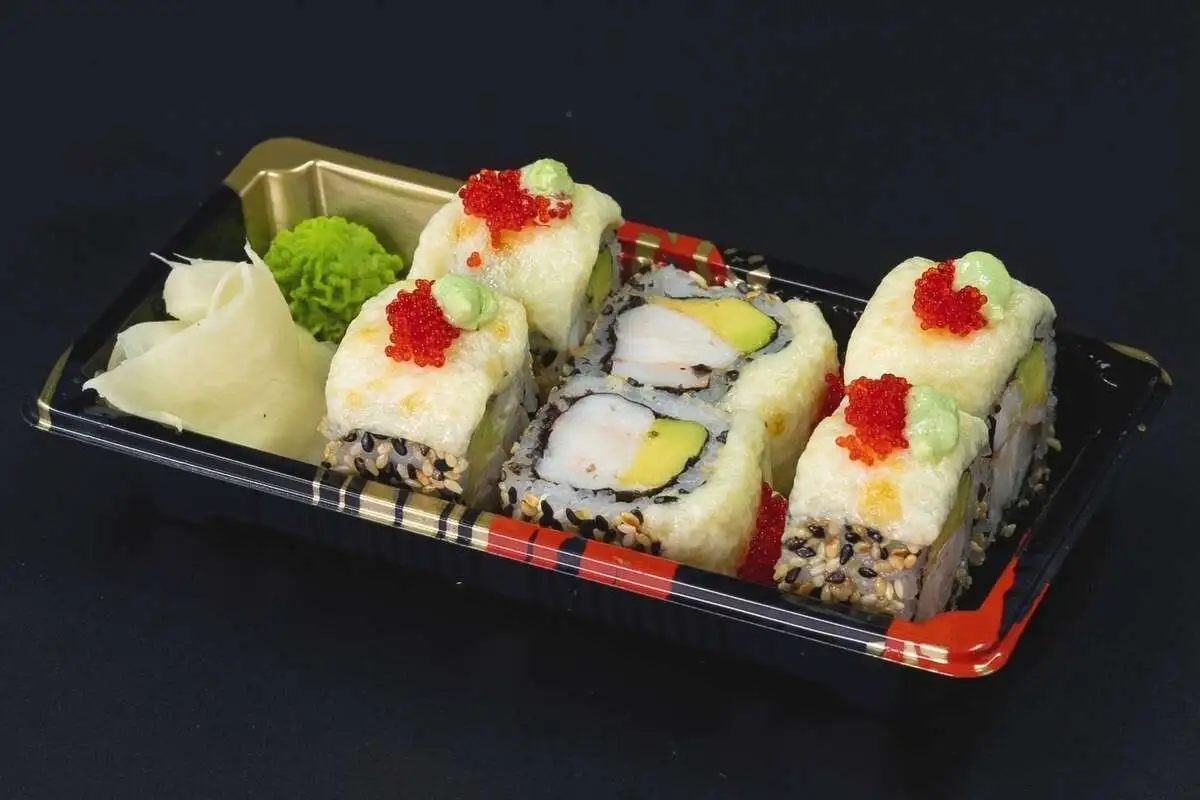 ЗАПЕЧЁННЫЙ РОЛЛ С КРЕВЕТКОЙ