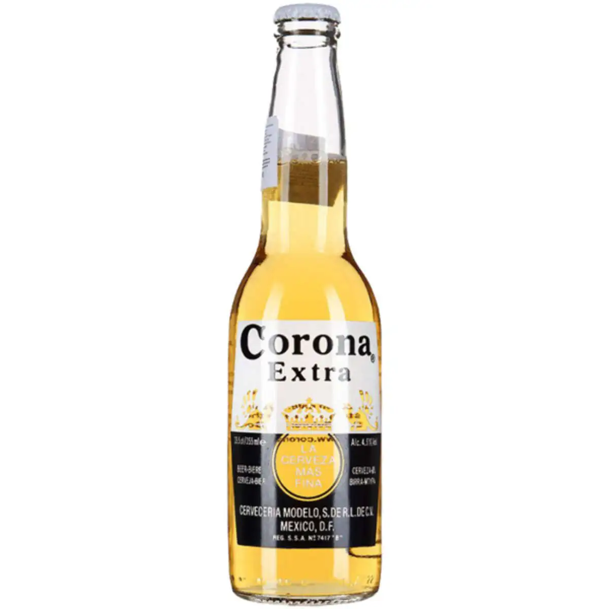 Пивной Напиток Корона Экстра 4,5% 0,355л ст/б(м)