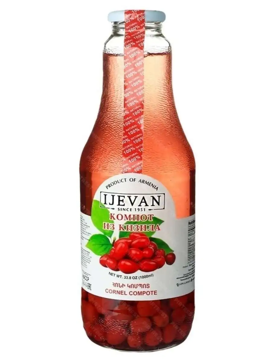 Компот Кизиловый Иджеван 1л