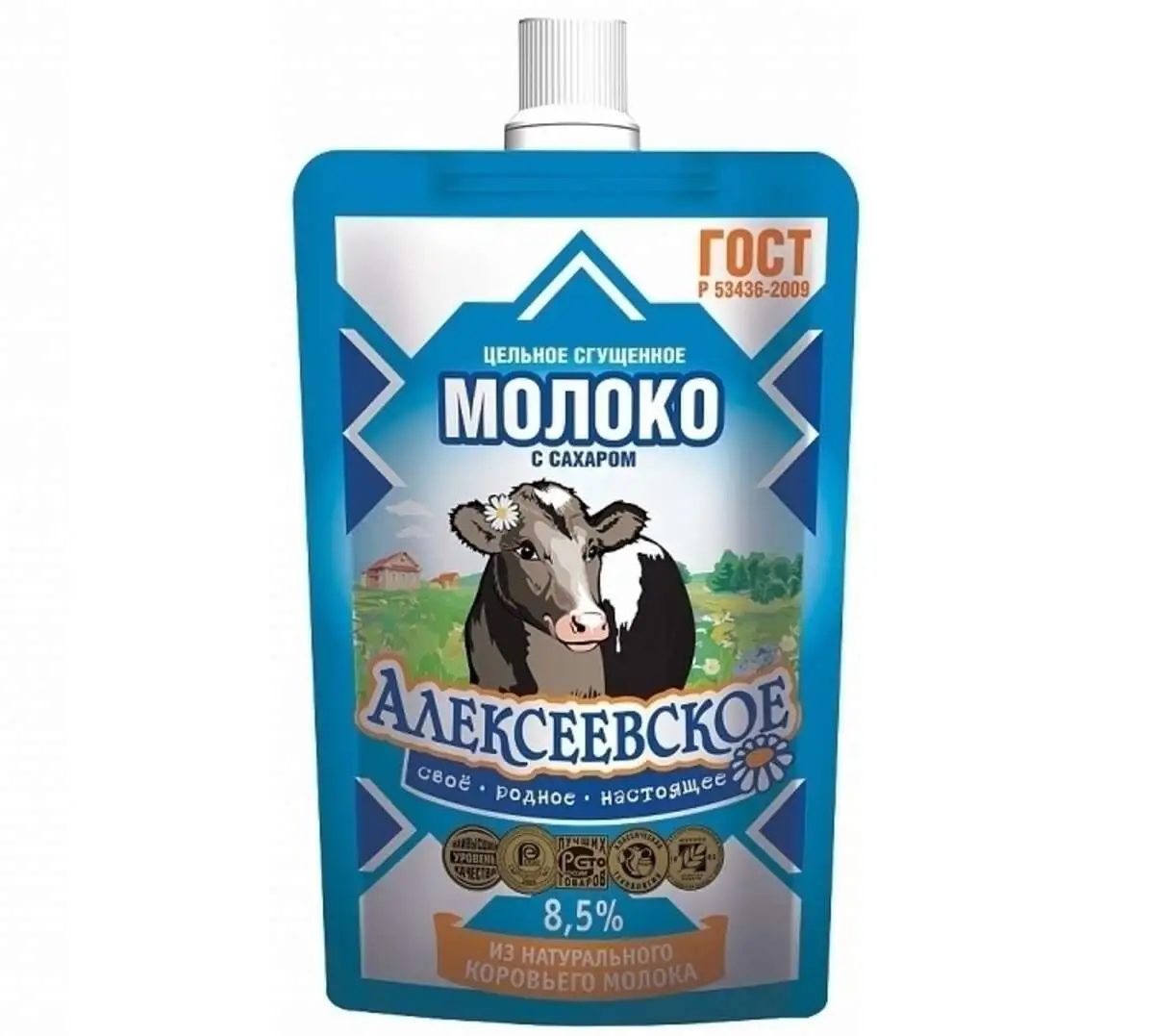 Молоко Сгущенное Алексеевское 8,5% 100г(м)
