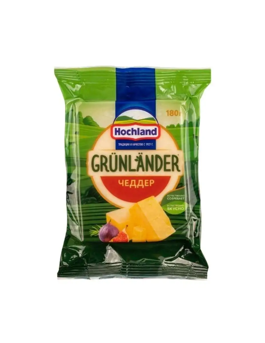 Сыр Чеддер Хохланд 180гр