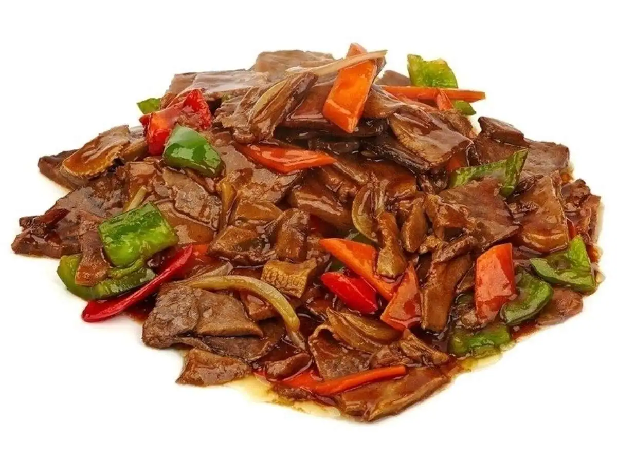 Сердце Говяжье Тушеное с Овощами(готовое)