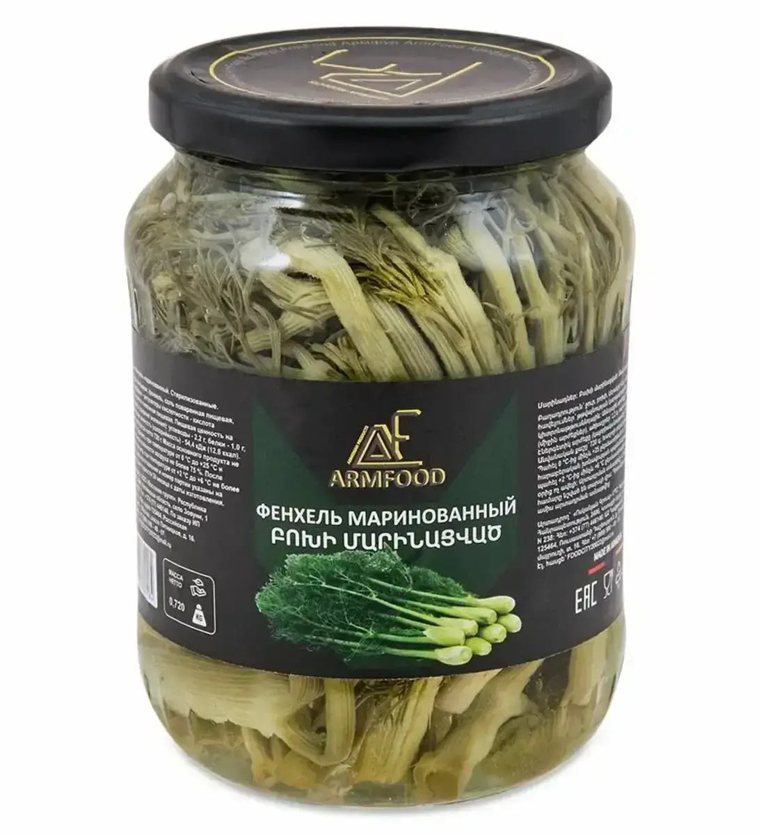 Фенхель Маринованный Армфуд 720гр