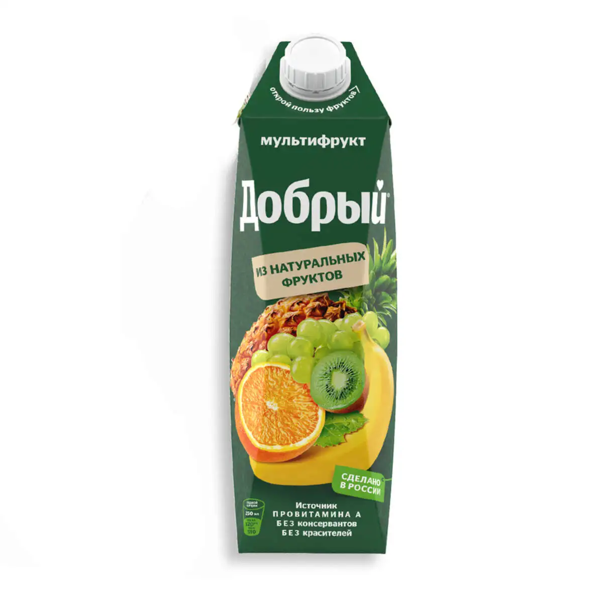 Сок Добрый Мультифрукт 1л(м)
