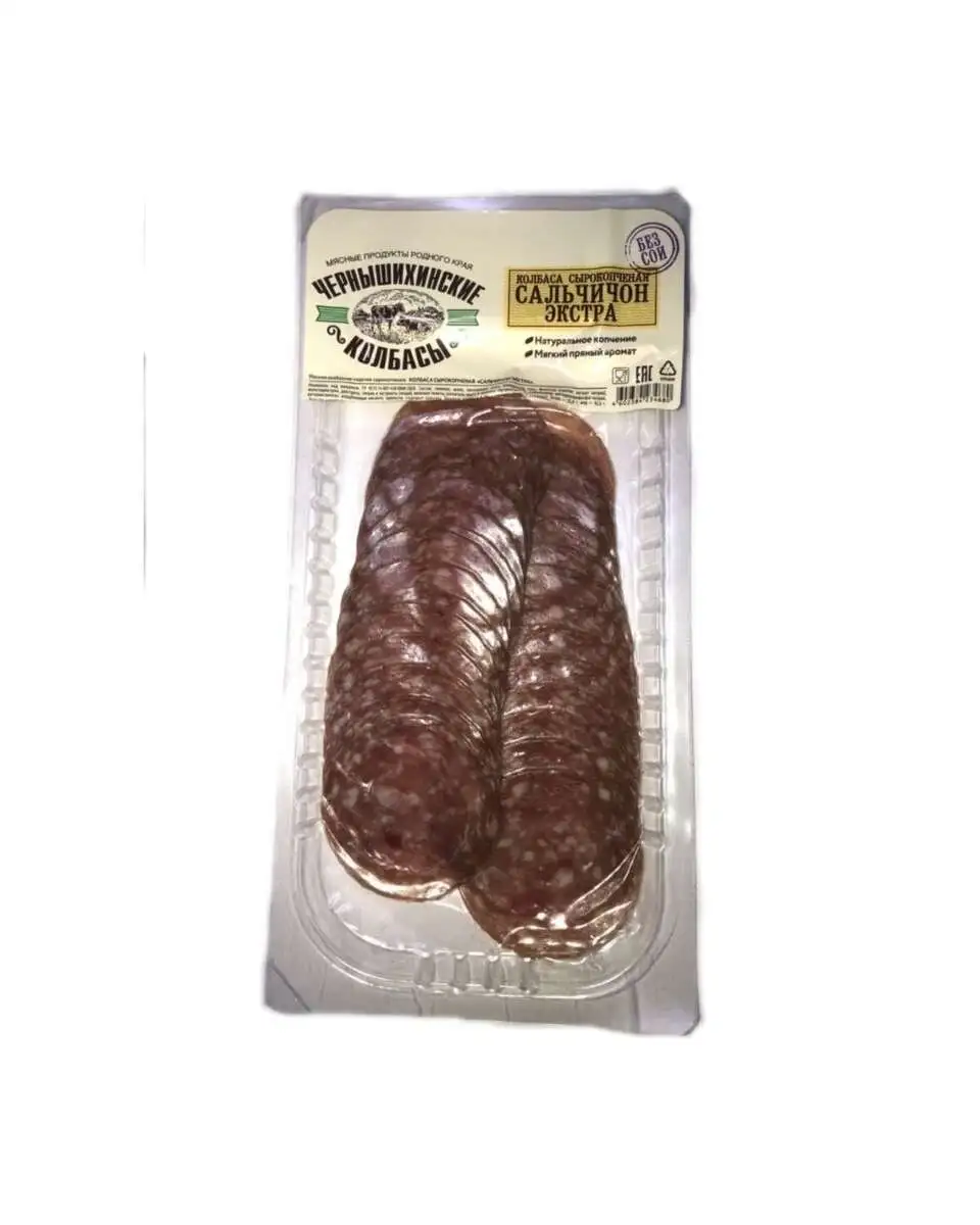 Колбаса Сальчичон Чернышихинские Колбасы с/к 90гр Нарезка