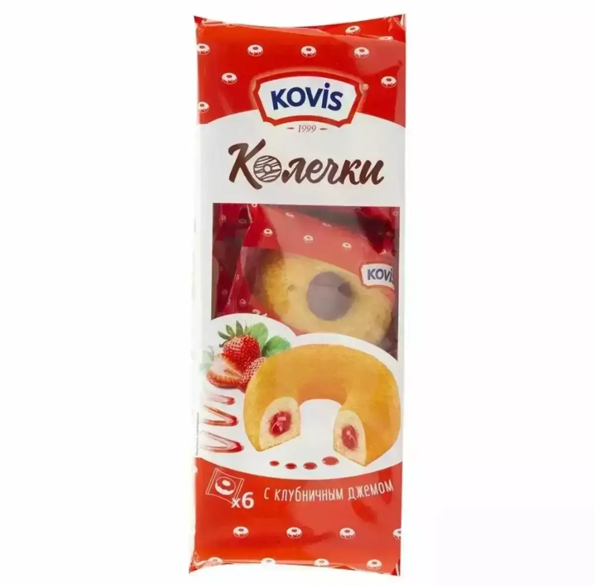 Колечки Сдобные Клубника