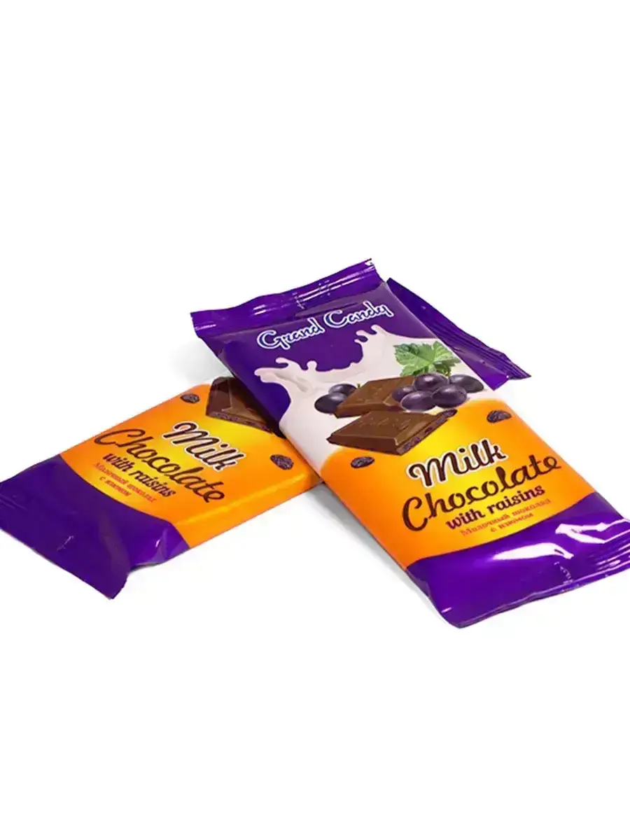 Шок. плитка Grand Candy (в ассортименте) 90гр.(м)