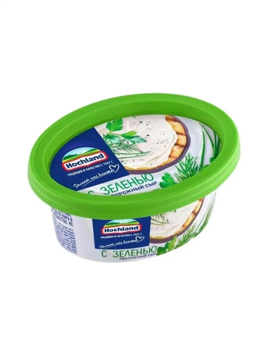 Сыр Творожный Хохланд с Зеленью 140г(м)