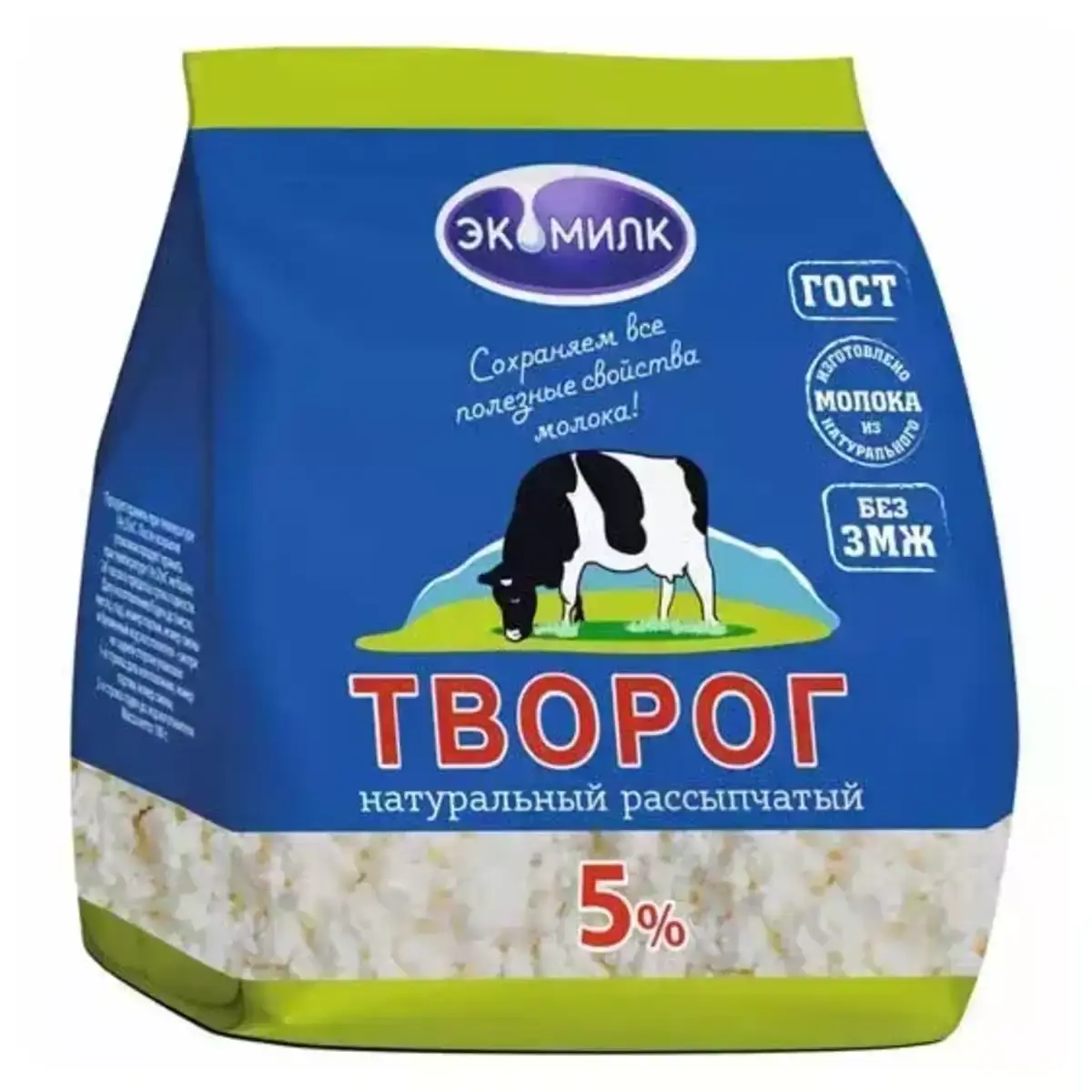 Творог Экомилк 5% 180Г(м)