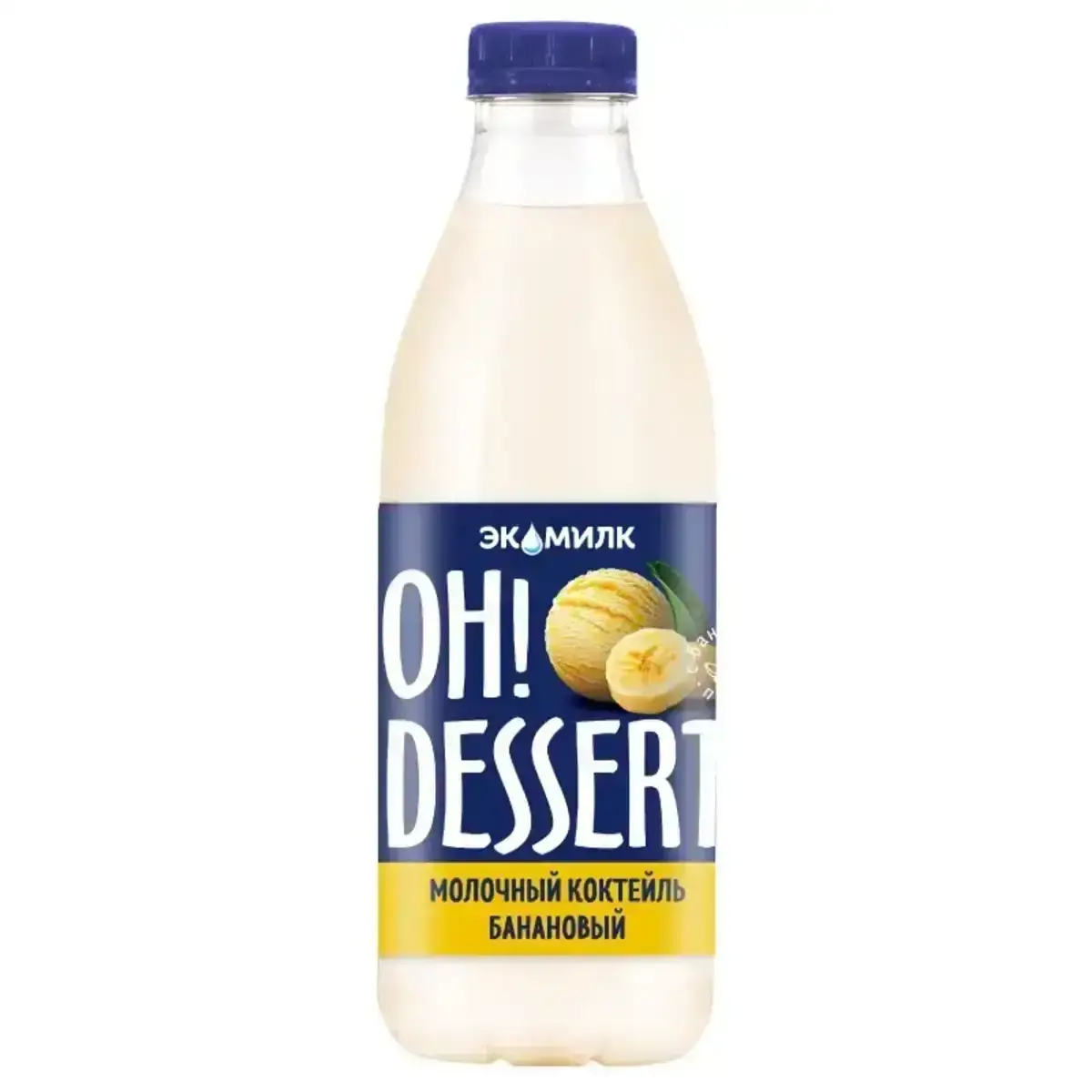 Коктейль Молочный Экомилк Банан 0,9л бут.