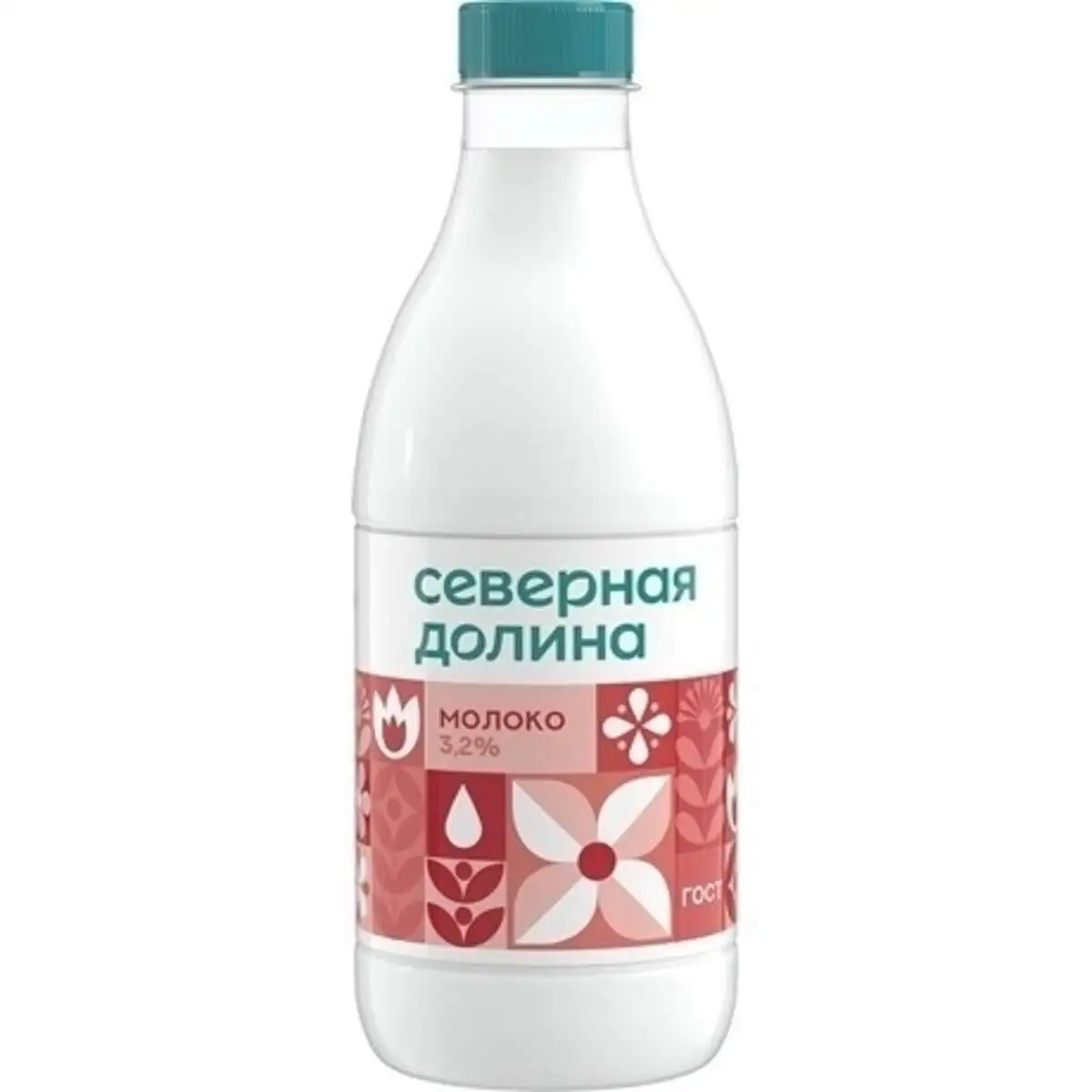 Молоко Северная Долина 3,2% 0,9л бут