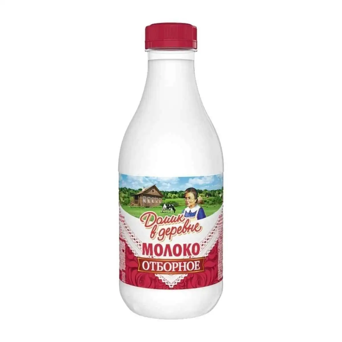 Молоко Домик в Деревне Отборное 3,7%-4,5% 0,93л бут.(м)