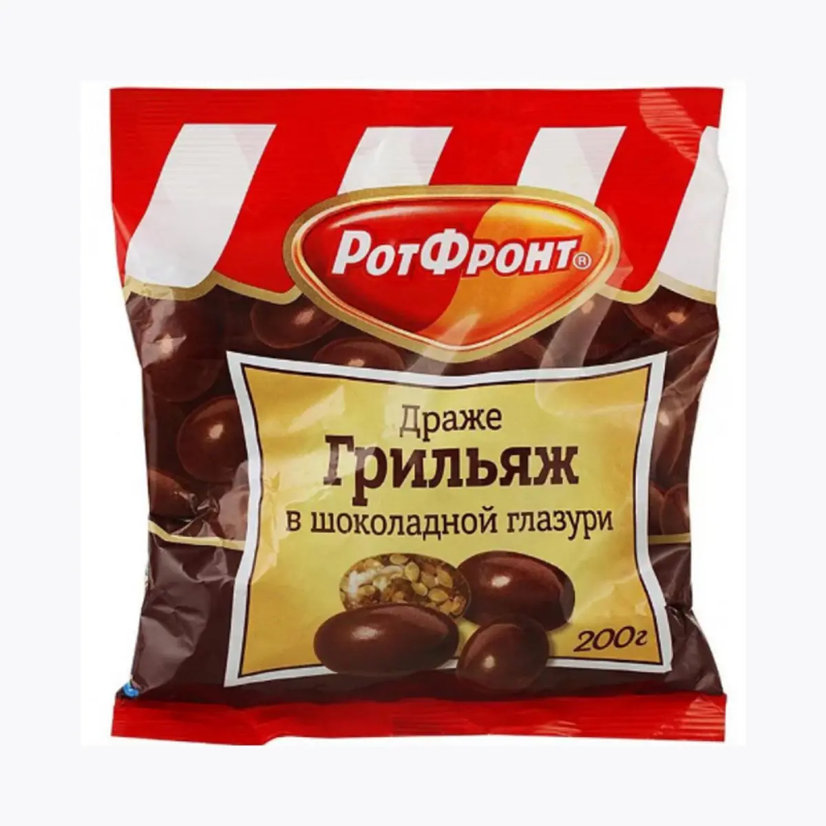 Грильяж в Шоколаде Рот Фронт 200гр