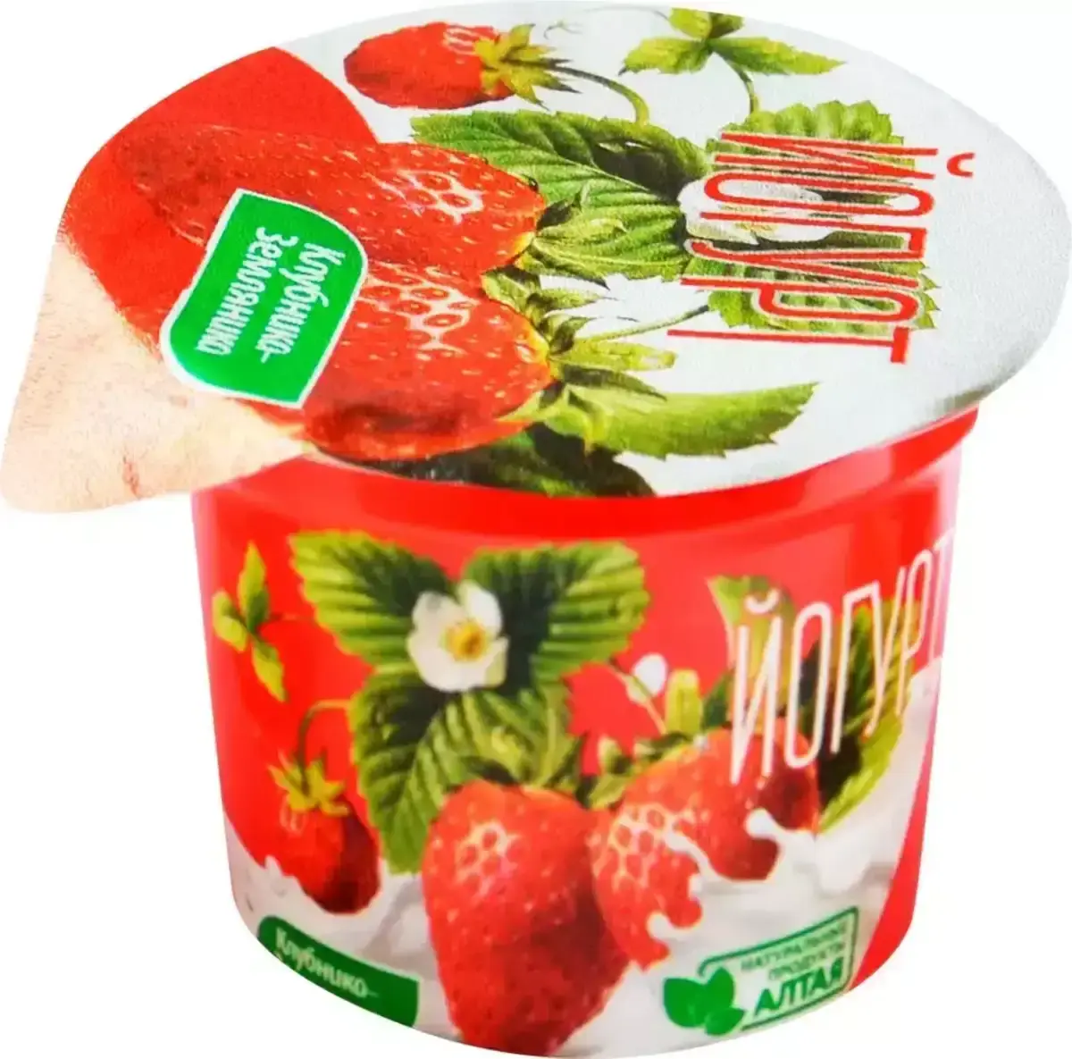 Йогурт Крымский Клубника-Земляник 4% 140Г