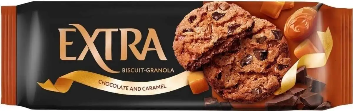Печенье Гранола Экстра Шоколад/Карамель150г(м)