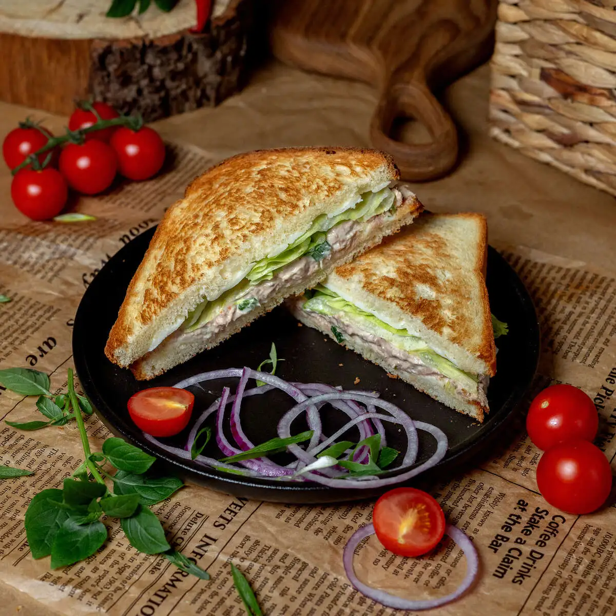 Клаб сендвич с тунцом