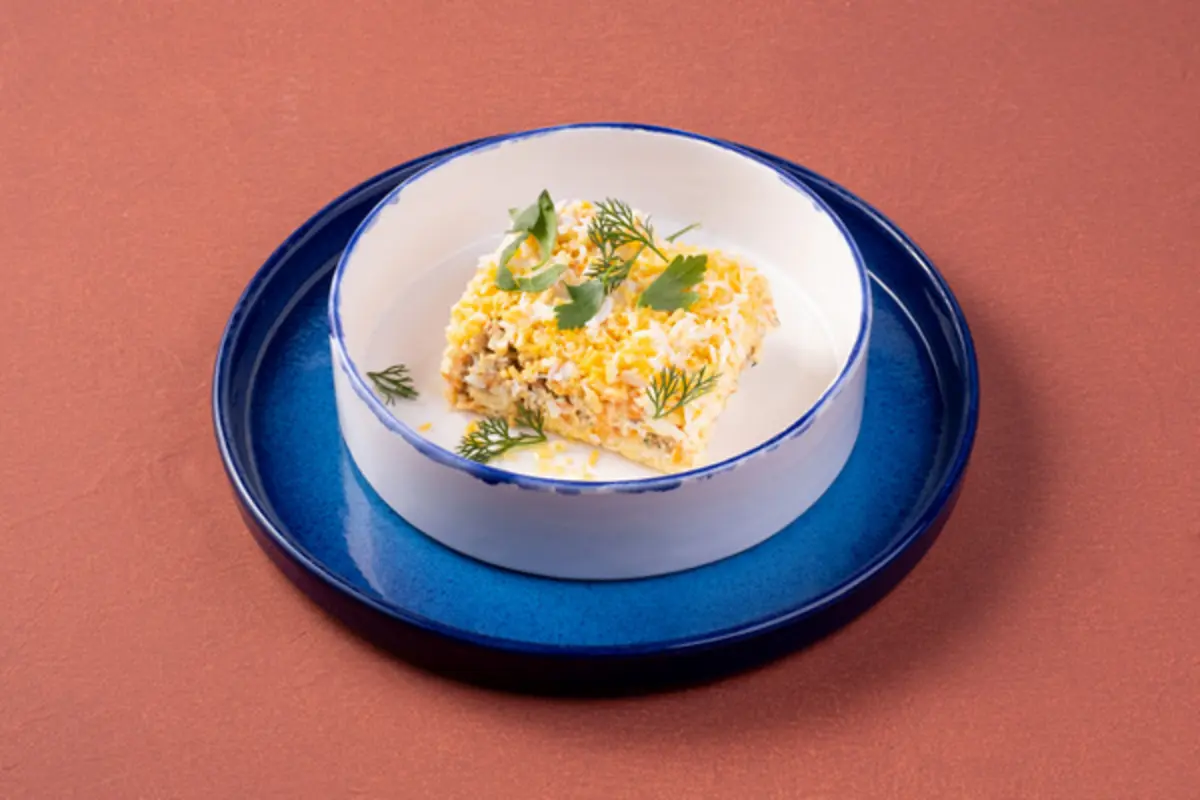 Мимоза с тунцом