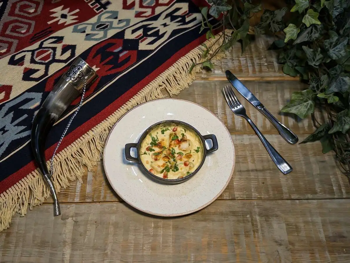 Треска с кабачками в слив.соусе