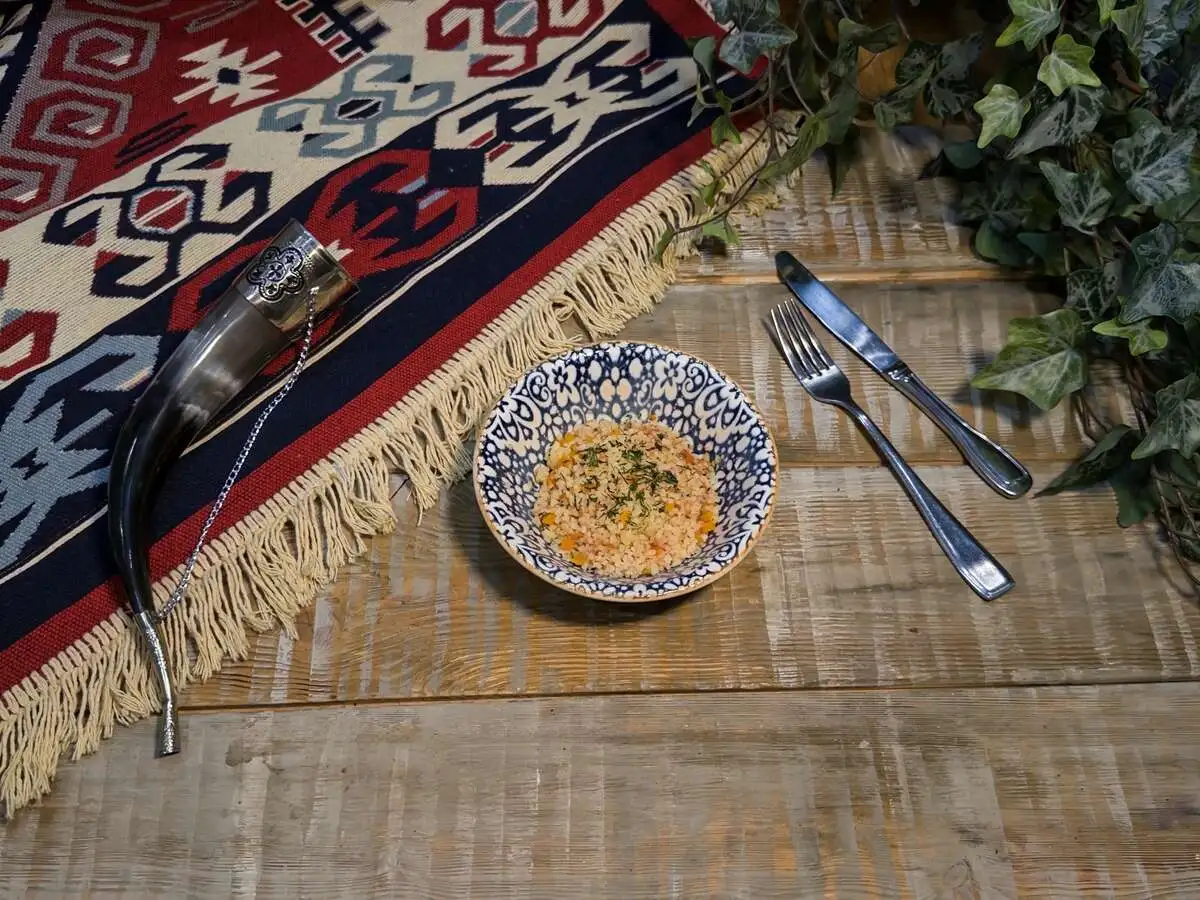 Булгур с овощами