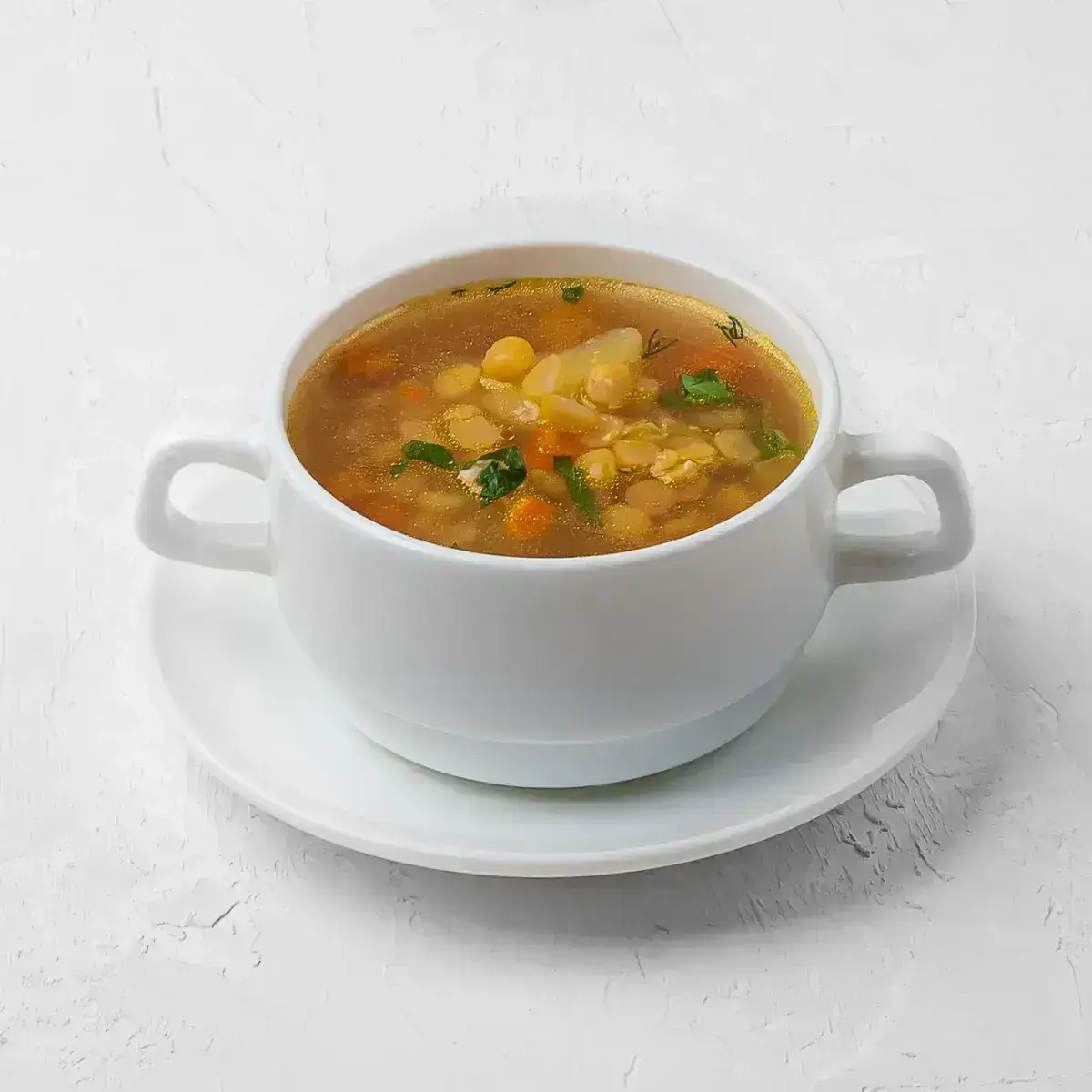 Суп гороховый с копченостями