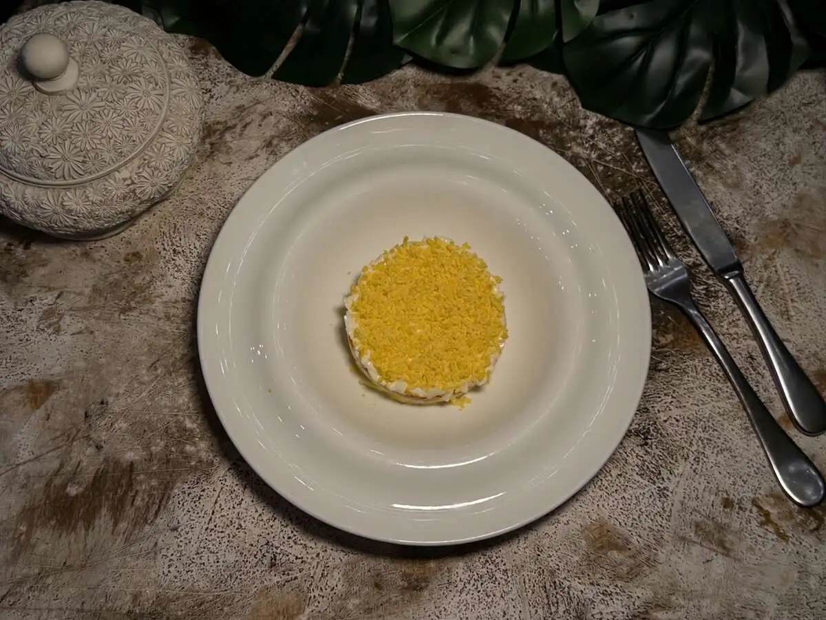 Салат Мимоза с тунцом