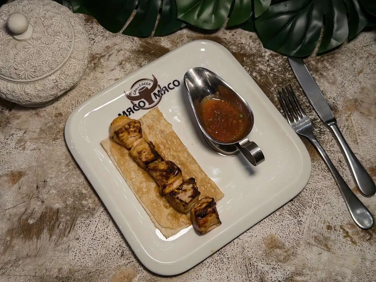 Шашлык из филе цыпленка