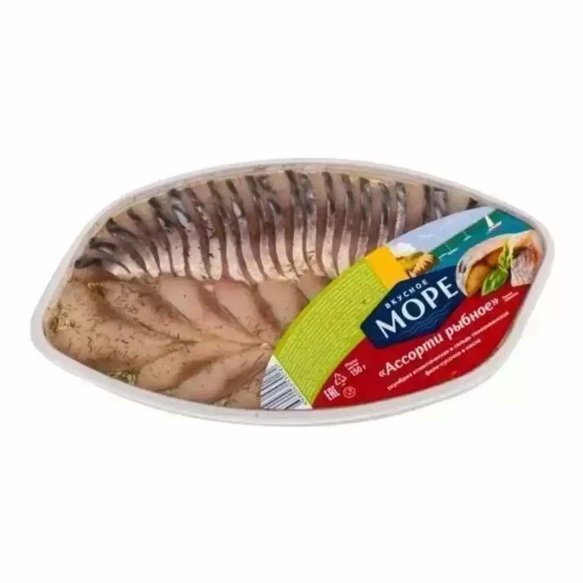 Ассорти Рыбное Скумбрия/Сельдь в Масле150г