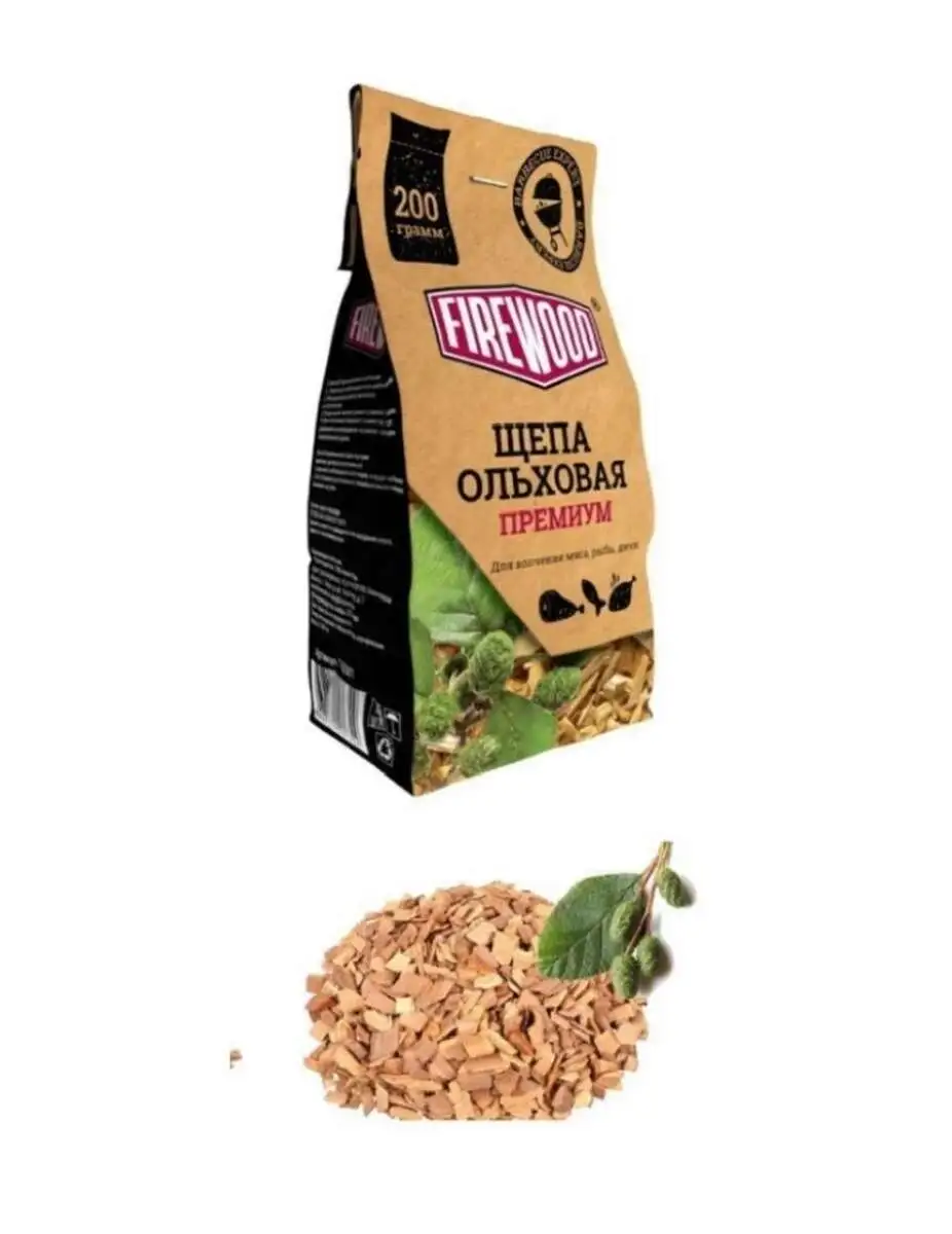 Щепа Ольховая Премиум 200г