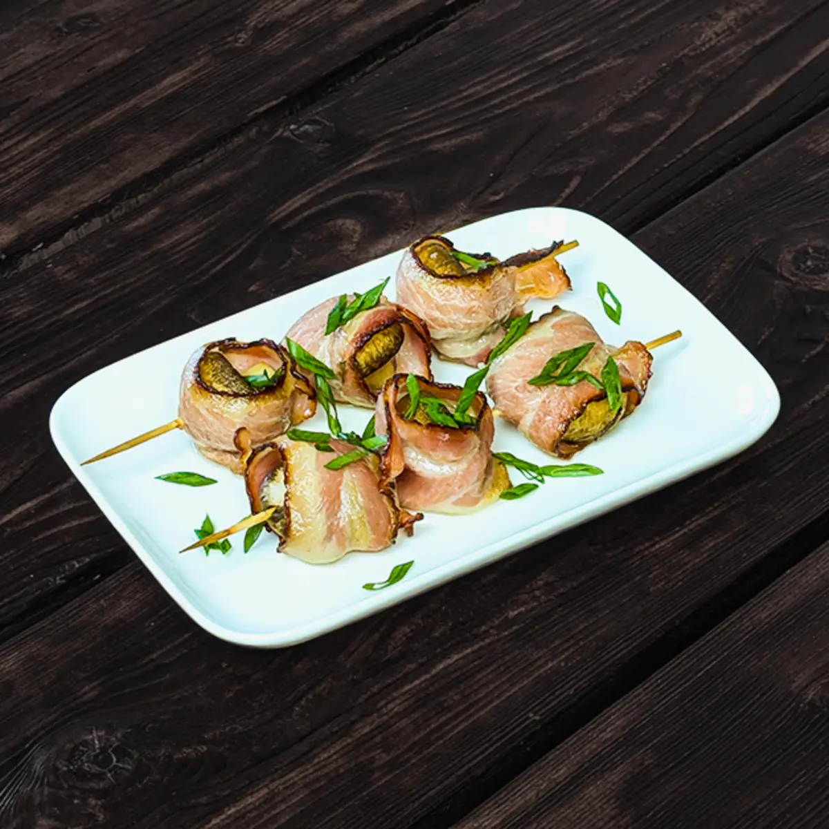 Грибочки в беконе