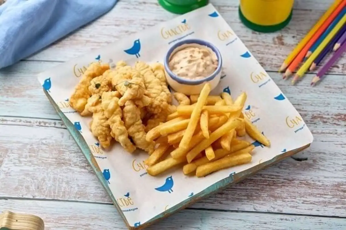 Фиш & Чипс с соусом тартар