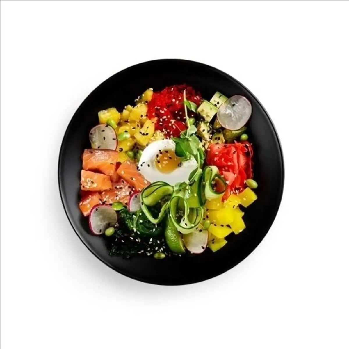 Поке с лососем