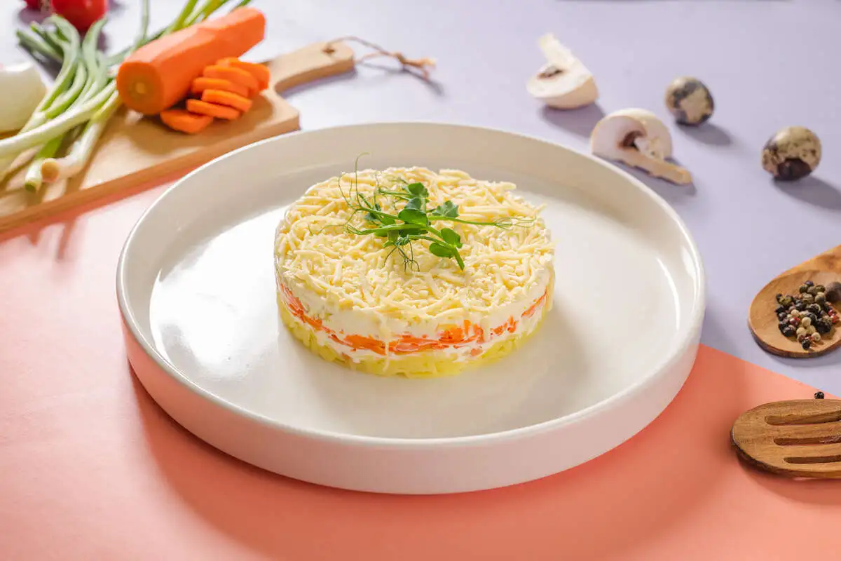 Салат мимоза-мини