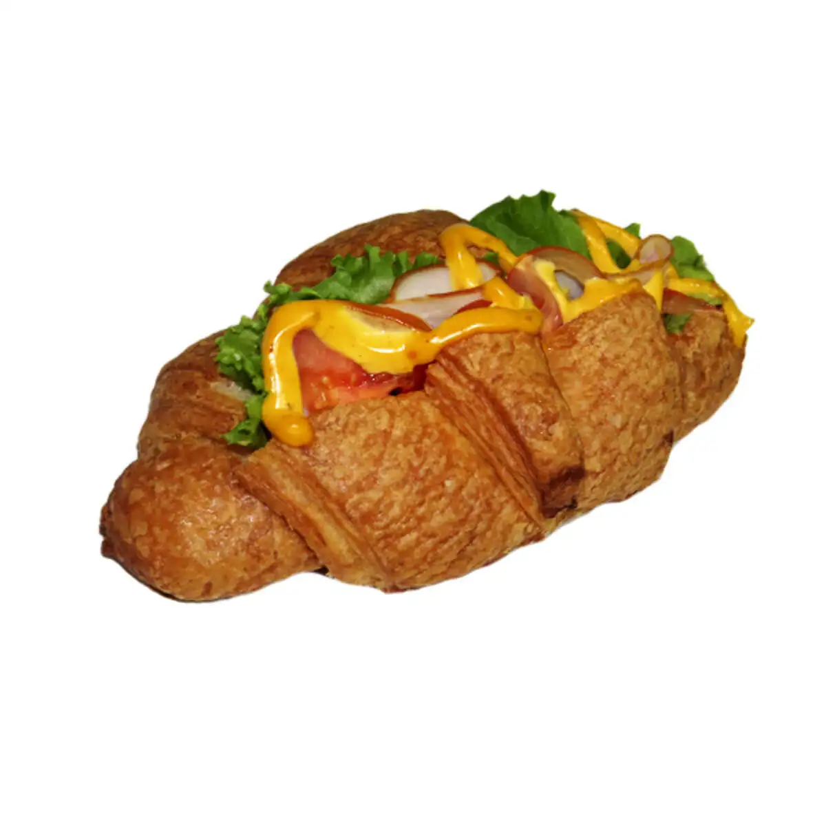 Круассан Сэндвич с карбонатом и помидором, 190гр.