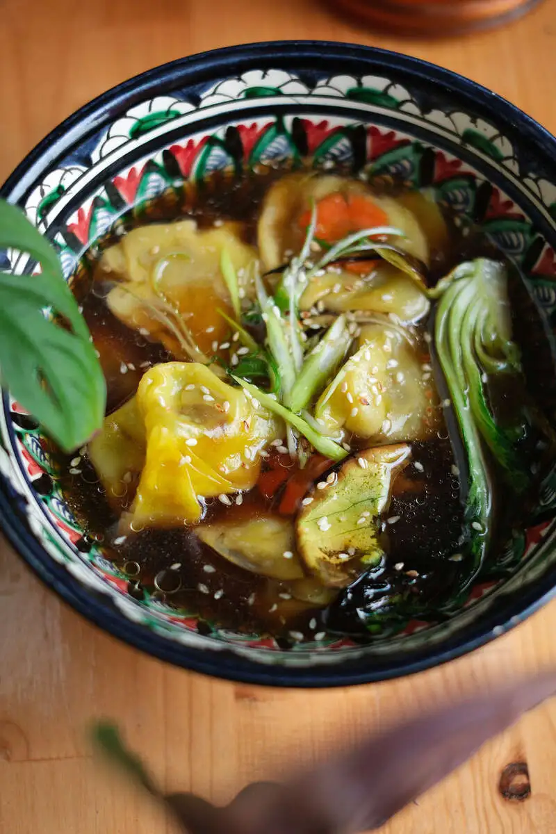 Вонтоны с курицей 