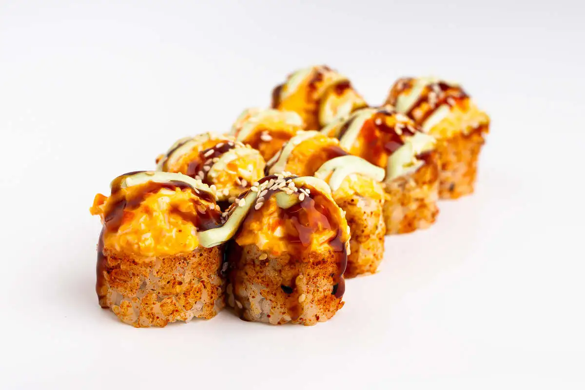 Мексиканский ролл с креветкой (острый)