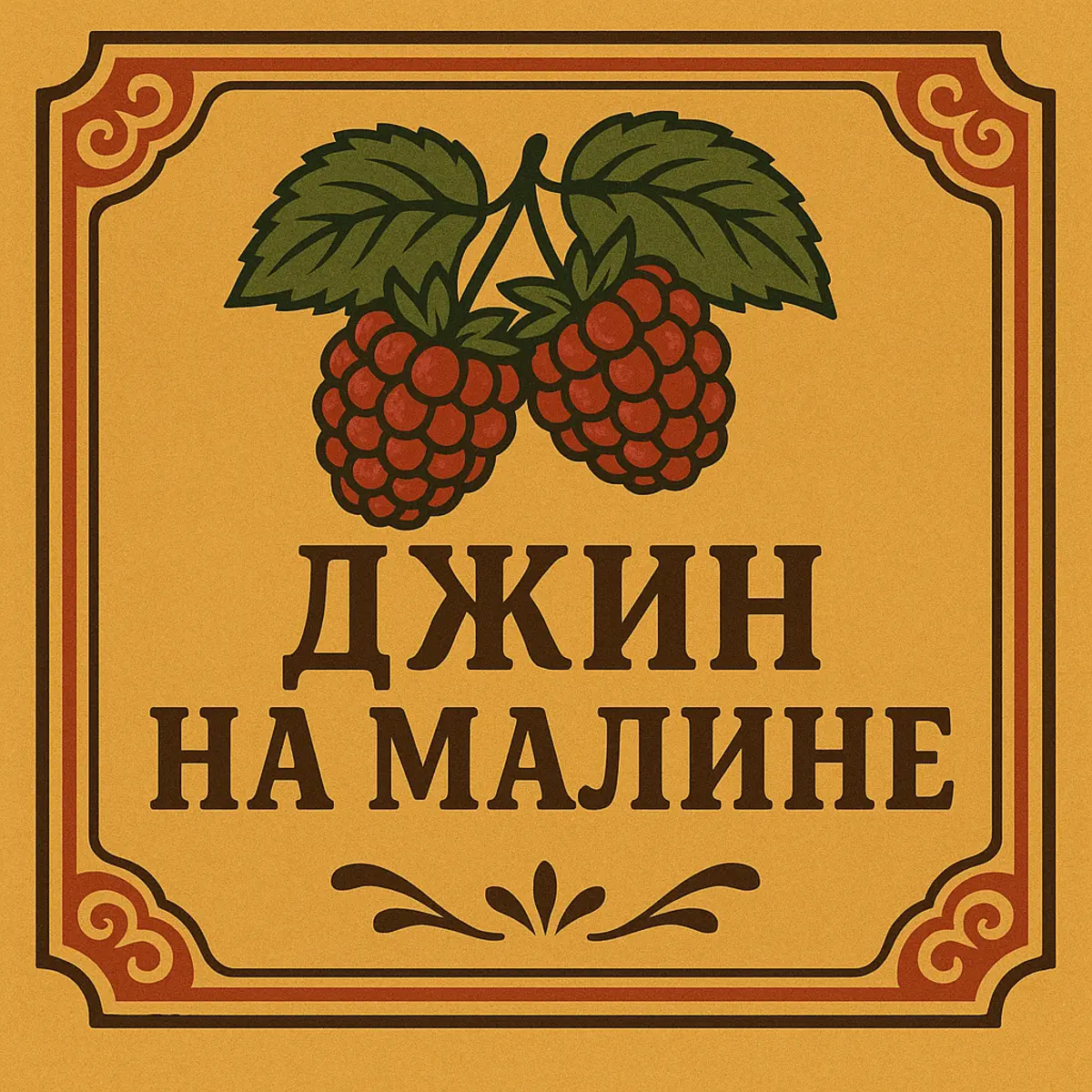 Джин на малине