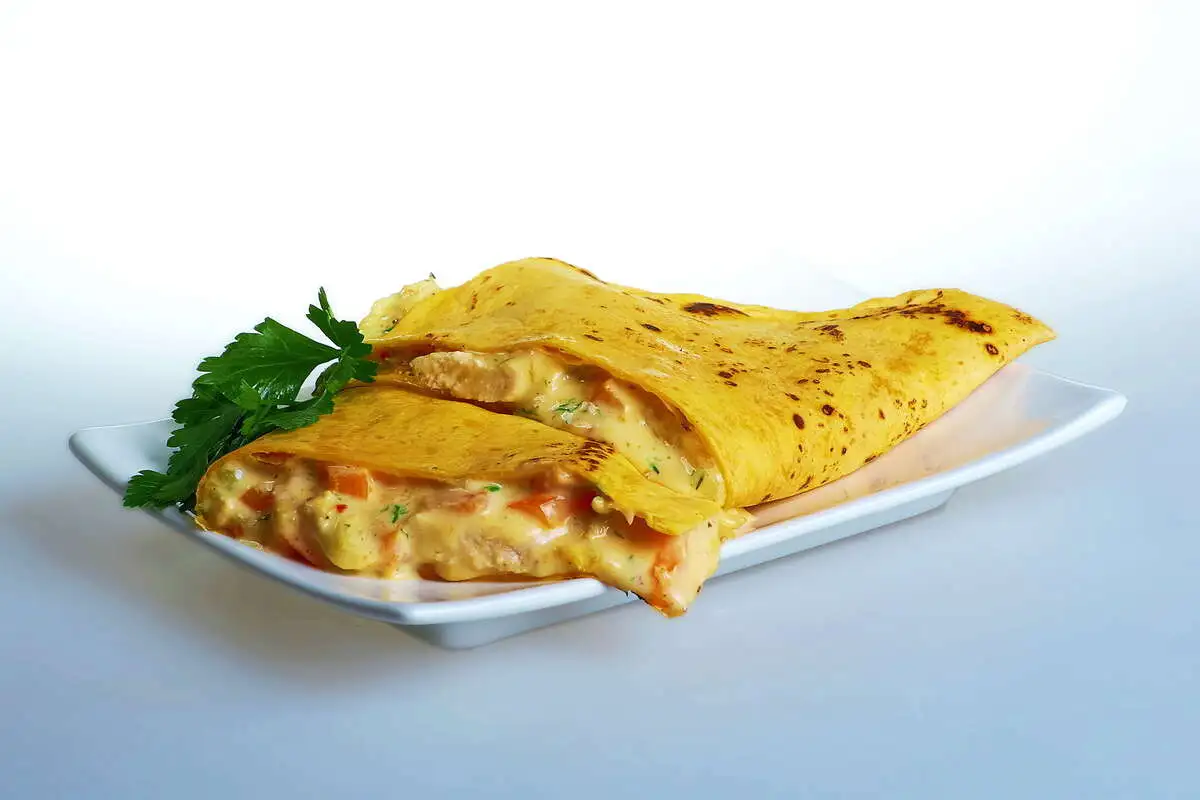 Тортилья с курицей